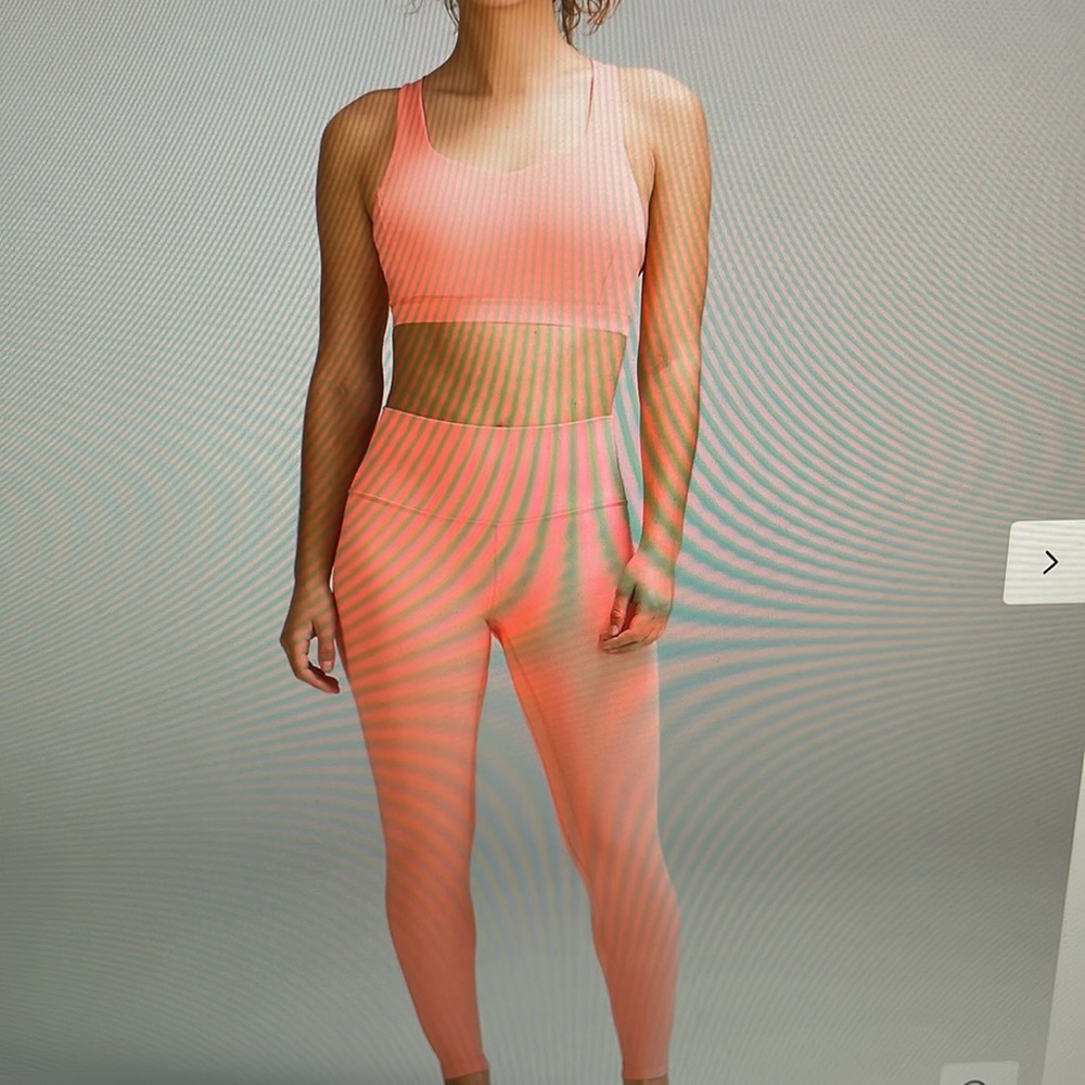 Lululemon Align High-Rise Pant 28” Sunny Coral Size 8